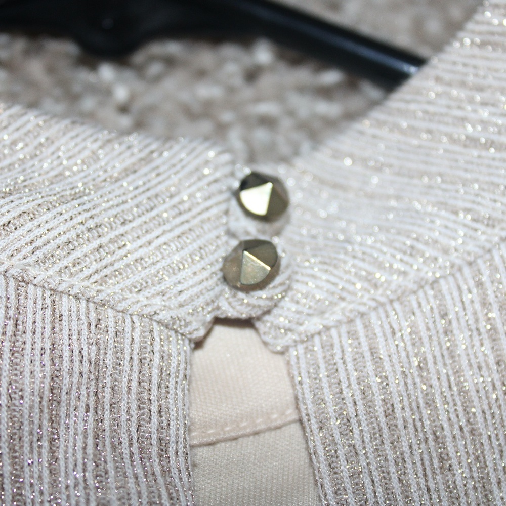 Shimmery Nude Dress- Cutout Back